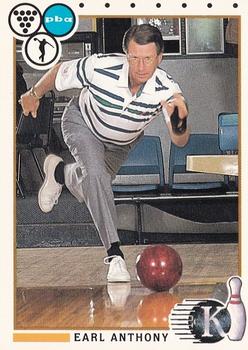 1990 Collect-A-Card Kingpins #1 Earl Anthony Front